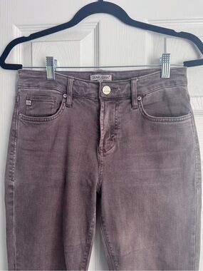 Dear John Gisele Jeans Womens 26 Root Beer Brown High Rise Skinny Stretch